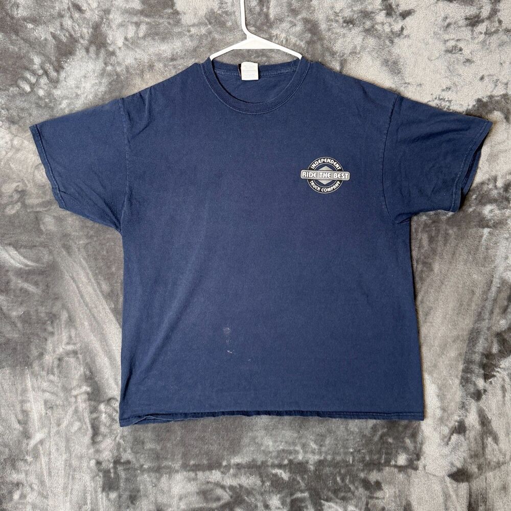 Vintage Y2K Independent Trucks Co. Double Sided Promo Short Sleeve T-Shirt XL